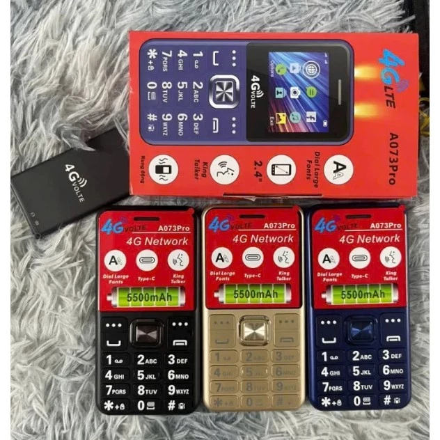 Điện Thoại Người Già (2025) chuẩn Sóng 4G, Dùng mọi loại sim, Màn To, Loa To Chữ To BH 12Tháng
