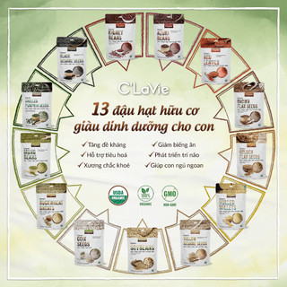 Đậu Hạt Hữu Cơ C'LaVie 200g Hỗ Trợ Tiêu Hóa, Hệ Đường Ruột Khỏe mạnh - Natural Market