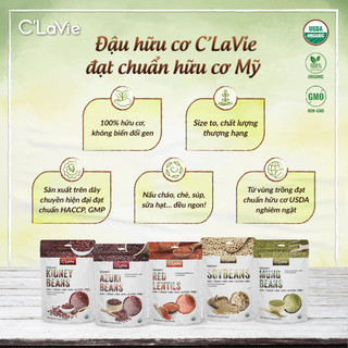 Đậu Hạt Hữu Cơ C'LaVie 200g Hỗ Trợ Tiêu Hóa, Hệ Đường Ruột Khỏe mạnh - Natural Market