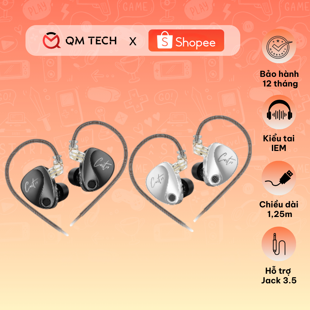 Tai nghe KZ Castor IEM Có Mic Tích Hợp Chính Hãng - QMTECHSTORE | BigBuy360 - bigbuy360.vn
