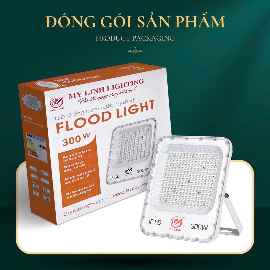 Đèn led pha thấu kính Mỹ Linh-50W, đèn pha cắm trại, ánh sáng trắng,chiếu sáng ngoài trời,chống nước