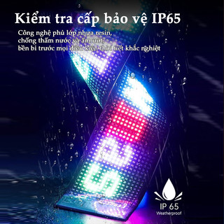 Có Thể Lập Trình Màn Hình Linh Hoạt Xe Tải-Đặc Biệt Mắt Quỷ Đèn LED Hiển Thị Linh Hoạt DIY