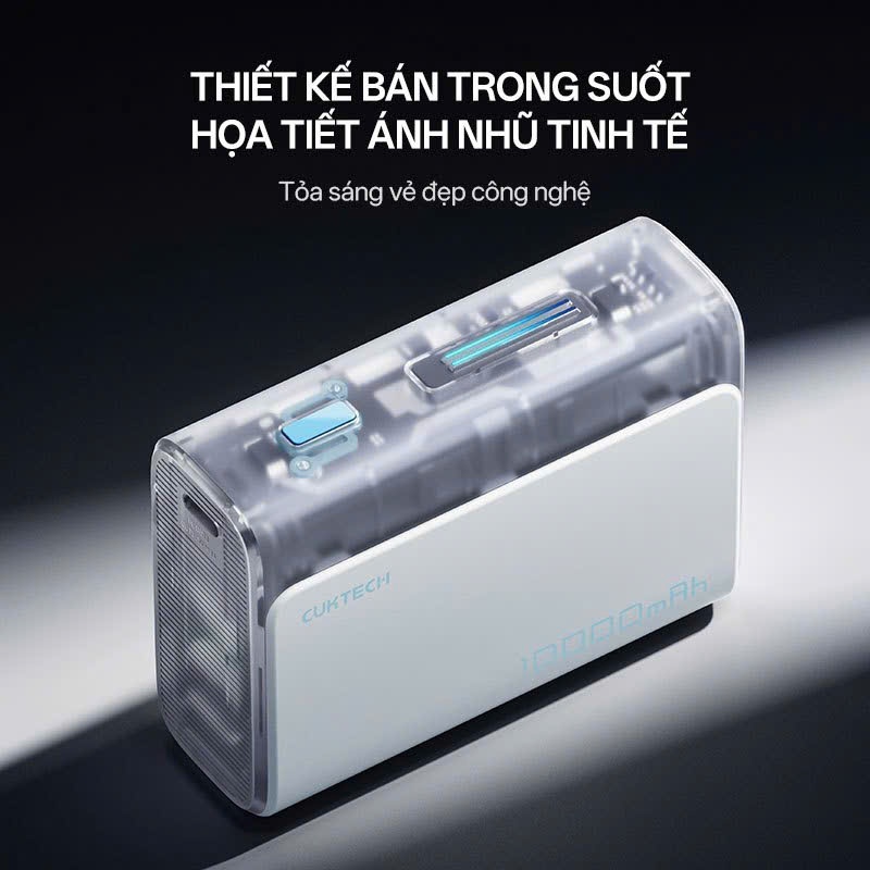 [HỎA TỐC HCM] CUKTECH Sạc dự phòng nhanh Mini Pb100S 30W - 10 mini Pb1055 (55W) 10000mAh Sạc Nhanh – Hỗ Trợ iP16/15/14