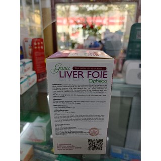 GANIC LIVER - Nhập khẩu Pháp giúp tăng cường chức năng gan, men gan cao, gan nhiễm mỡ