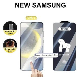 Kính cường lực 9H Baiko Mở khóa vân tay cho ĐT Samsung (Đen)