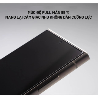 Kính cường lực 9H Baiko Mở khóa vân tay cho ĐT Samsung (Đen)