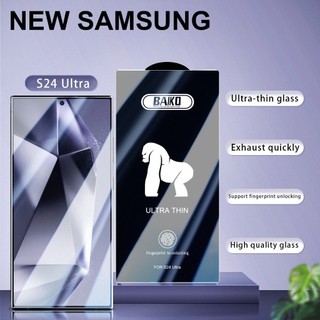 Kính cường lực 9H Baiko Mở khóa vân tay cho ĐT Samsung (Đen)