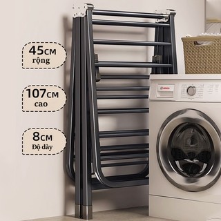 Giá Phơi Quần Áo Kim Loại Gấp Gọn - Siêu Bền, Gọn Nhẹ, Dùng Linh Hoạt Trong Nhà Lẫn Ngoài Trời