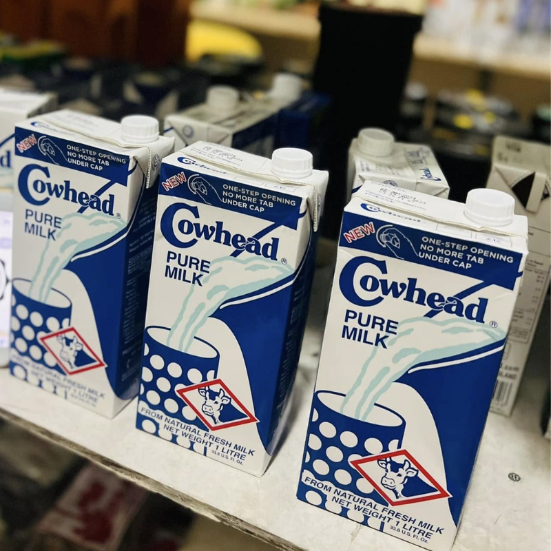 Sữa Tươi Nguyên Kem Cowhead Úc 1L, Thơm Ngon Bổ Dưỡng Tạo Bọt Mịn, Nguyên Liệu Pha Cafe Chuẩn Vị