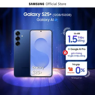 Điện thoại Samsung Galaxy S25+, Điện thoại AI, 512GB, Tìm kiếm thông minh, Video camera đêm Nightography,Chip Snapdragon