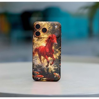 Miếng dán Con Ngựa full viền Dành Cho 17 pro max 16 pro max 15 pro max 14 pro max 13 pro max 12 pro max