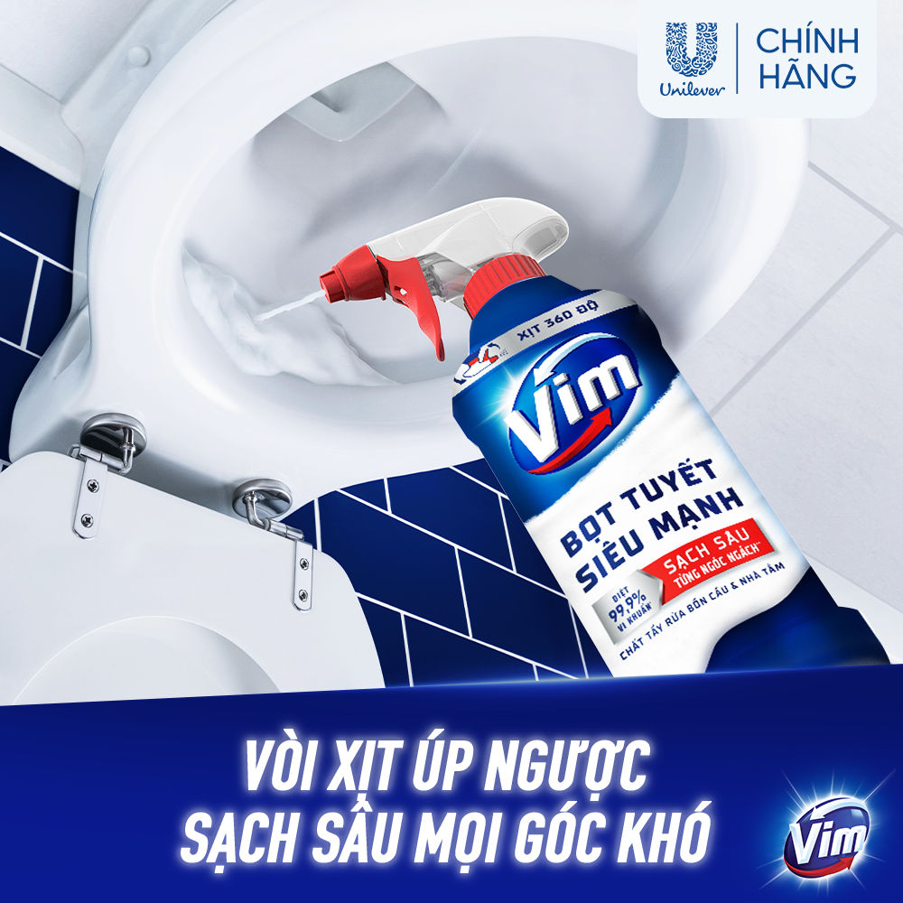 Xịt Bọt Tuyết VIM - Chai 500ML hoalinhhomeshop