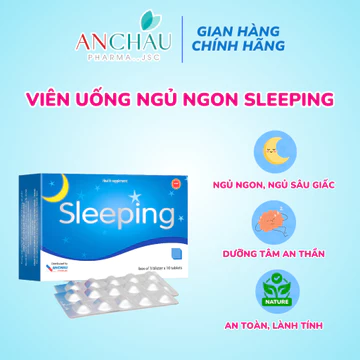 Viên ngủ ngon, ngủ sâu giấc, viên uống thảo dược SLEEPING có chứa GABA - An Châu 3