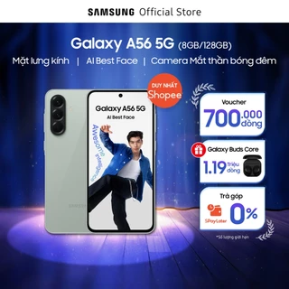 Combo Độc Quyền: ĐIện Thoại Samsung Galaxy A56 128GB + Tai nghe Samsung Galaxy Buds Core (Trắng)