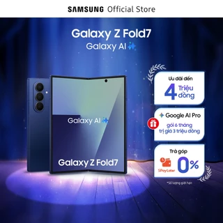 Điện thoại Samsung Galaxy Z Fold7, 256GB, Điện thoại AI, Camera 200MP, Màn hình 8.0" tối ưu đa nhiệm, Mỏng nhẹ nhất