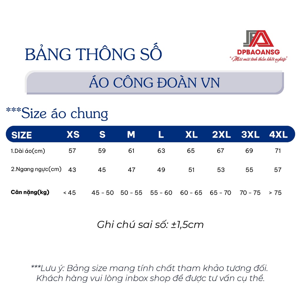 Áo Thun Công Đoàn Việt Nam Nam Nữ Màu Xanh Vải Poly Thái Mềm Thoáng – Cổ Trụ Tay Ngắn Thanh Lịch