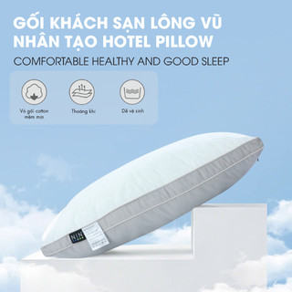 Ruột Gối Nằm Cao Cấp NIN House Cho Người Nằm Cao, Nằm Thấp | 40x60cm, 50x70cm | Sợi Polyester Nguyên Sinh