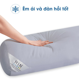 Ruột Gối Ôm Tơ Tằm Nhân Tạo Cao Cấp NIN House | 35x100cm | Chất Liệu Gòn Micro Siêu Mịn