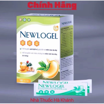 ✅{Chính Hãng} Gel Dạ Dày Newlogel - Giảm Trào Ngược Dạ Dày, Đầy Bụng, Ợ Hơi, Ợ Chua, Vi.êm Loét Dạ Dày,.. (Hộp 20gói)