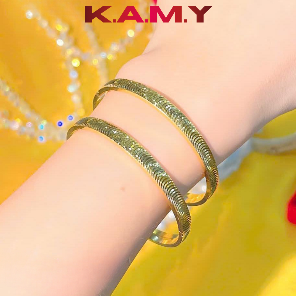 Cặp Vòng Tay Mắt Mèo Mạ Vàng 24K – Sang Trọng, Không Đen, Không Gỉ