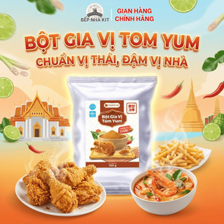 Bột TomYum Tomato T&P Gói 100g Lắc Khoai Tây, Lắc Gà Rán, Lắc Snack - Bếp Nhà Kit