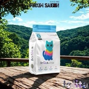 Combo 5 Cát Vệ Sinh Cho Mèo Túi 9L/3.8Kg, Cát Đất Sét Vón Cứng, Khử Mùi Tốt, Thơm Lâu