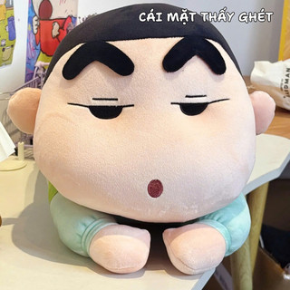 Gấu Bông Shin Chan Nằm 65cm 600 Gram Nhồi Bông Đầy Đặn Hàng Loại I, Nhập Khẩu Nguyên Con, Căng Phồng