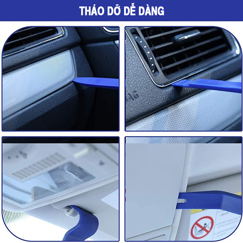 Combo 5 dụng cụ mở nội thất ô tô, chất liệu hợp kim, nhựa ABS bền bỉ, dễ dàng sử dụng NT32