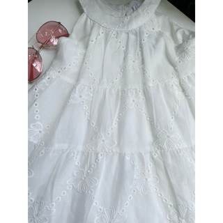 [HÀNG MỚI VỀ]Váy Bé Gái Siêu Hot 2026 - Đầm thêu cotton 100% Trắng Công Chúa Thiết Kế Cao Cấp Cho Bé Gái Diện Hè 13-45kg