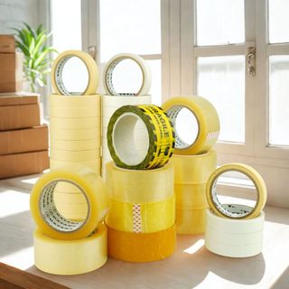 Băng keo dính đóng gói hàng hoá thương hiệu KATANA - Bắm Chắc Siêu Dính 0,5 - 1kg