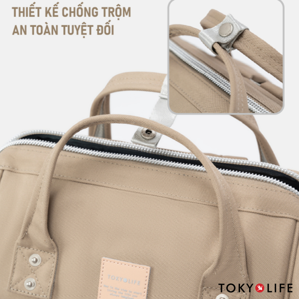 Ba Lô Chống Trộm Chống Nước 40005732 (40x28x17cm) 15.6 Inch - TOKYOLIFE