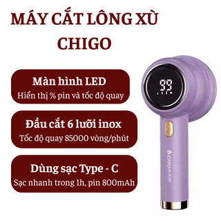 Máy Tẩy Lông Xù Quần Áo CHIGO – Cạo Xơ Vải Hiệu Quả, Dùng Pin Sạc Type-C Tiện Lợi