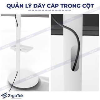 GIÁ TREO MÀN HÌNH DI ĐỘNG ERGOTEK E2190 17 – 35 INCH XOAY 360 ĐỘ