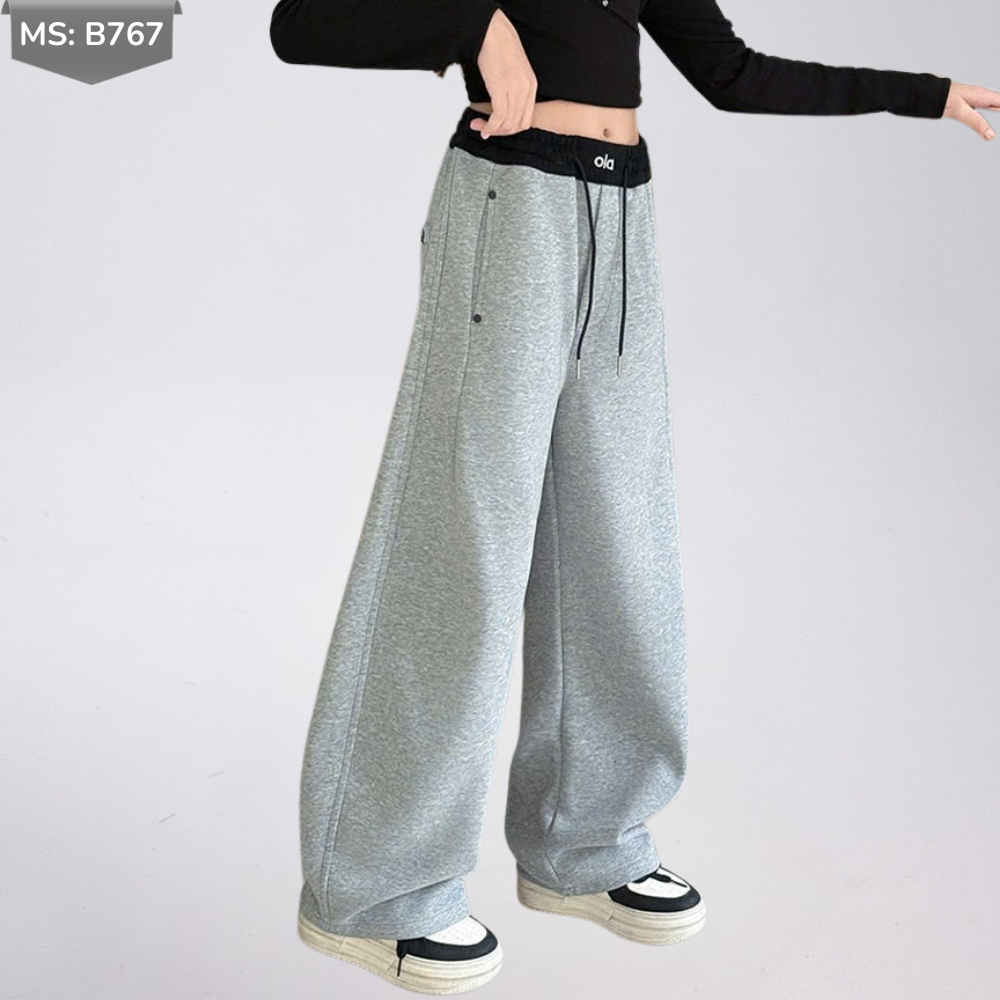 Quần thun Jogger, Phong Cách hip hop Đường Phố Cho Bé Gái B767 | JJ Kids Fashion