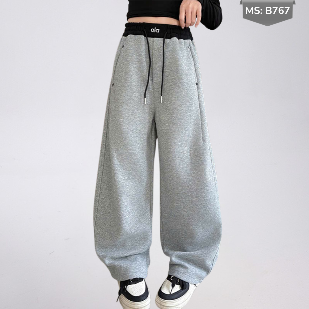 Quần thun Jogger, Phong Cách hip hop Đường Phố Cho Bé Gái B767 | JJ Kids Fashion