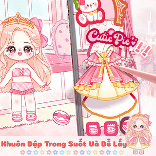 Tập Sticker Trang Điểm Công Chúa Xinh Xắn Cho Bé Gái - Sách Tập Tô, Vẽ Màu Bóc Dán DIY Hình Công Chúa Dễ Thương