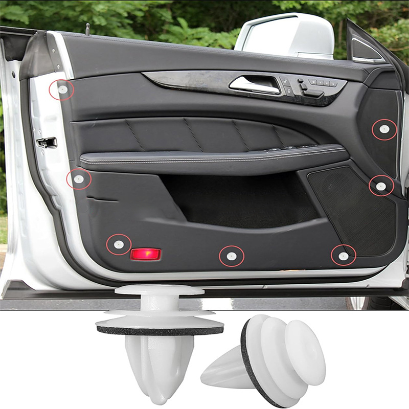 Combo 100c chốt tappi cửa xe ô tô, nẹp cố định nội thất xe hơi , chất liệu nhựa ABS độ bền cao NT33