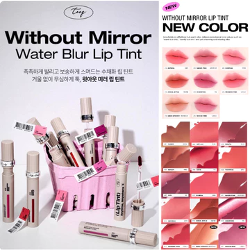 Son bóng nước phun sương Tooq Hàn Quốc phổ biến, son tint, son mist, son lỏng màu nude, son môi lâu trôi không phai