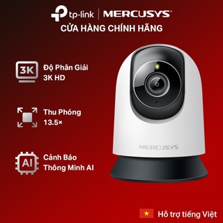 [Mercusys] Camera An NinhTrong Nhà MC230 3K | Siêu Nét, Zoom 13.5, Quay quét 360 độ