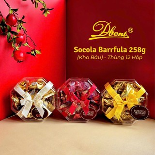 Socola Barrfula Hộp 2 Tầng 160g ,Hộp Quà 180g, Kho Báu 258g Quà tết 2026 Sang trọng