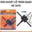 Mũi khoét lỗ tròn Asaki AK-3678,mũi khoan khoét lỗ gỗ,bộ khoét lỗ thạch cao,bộ mũi khoét đa năng,bộ mũi khoan khoét thạc