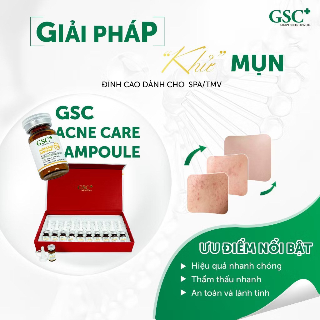 Tế Bào Gốc Mụn GSC - Giải pháp xử lý mụn tận gốc