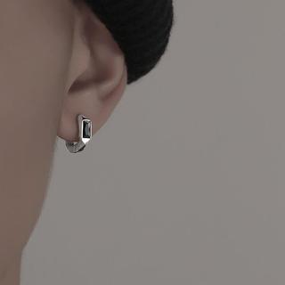 SNUOFO - Khuyên tai thép titan dành cho nam giới Khuyên tai dạng đinh/kẹp thanh lịch sang trọng đa năng