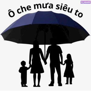 ​☔ Ô Che Mưa , Chống Nắng Siêu To Khổng Lồ 12 Nan - Che Cả Gia Đình , Bất Chấp Nắng Gắt Hay Mọi Cơn Mưa ! 👨‍👩‍👧‍👦