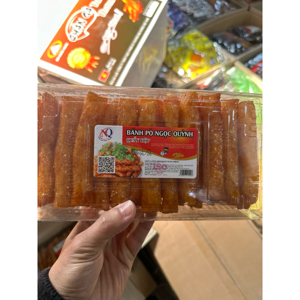 Bánh Pò Quẩy Hộp Ngọc Quỳnh Phát Thơm Ngon Giòn Zai Chất Lượng Hảo Hạng