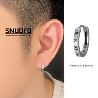 SNUOFO - Hoa tai nam 2025 Hoa tai đinh tán thiết kế độc đáo và hợp thời trang dành cho nam và nữ