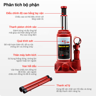 Kích Thủy Lực- Con Đội Thủy Lực 2 Tấn 5 Tấn 8 Tấn 10 Tấn Kích Ô Tô - Con Đội Thuỷ Lực.