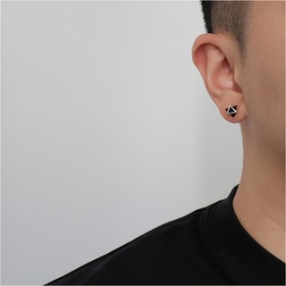SNUOFO-Khuyên Tai Tam Sinh Thạch Nam Độc Đáo Cao Cấp Phong Cách Bad Boy 2025 Mẫu Mới Bán Chạy