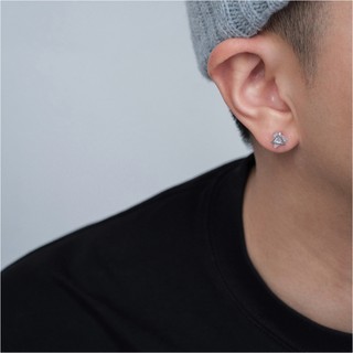 SNUOFO-Khuyên Tai Tam Sinh Thạch Nam Độc Đáo Cao Cấp Phong Cách Bad Boy 2025 Mẫu Mới Bán Chạy