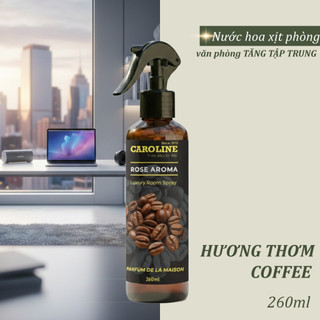 Nước hoa xịt phòng Caroline cao cấp giúp thơm phòng - khử mùi, thư giãn, hỗ trợ đuổi muỗi